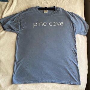 Super soft blue-gray Pine Cove T-shirt